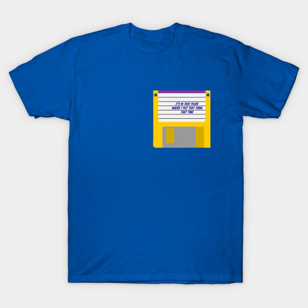 Hackers Garbage File Disk T-Shirt by ATBPublishing